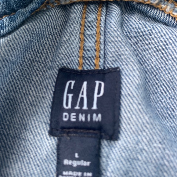 🐣🐣Gap Denim Jumper SZ Large🐣🐣 - Picture 3 of 5